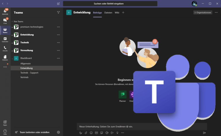 Blog 1 Screenshot Teams