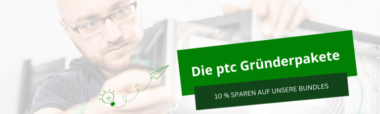 Die ptc Gruenderpakete