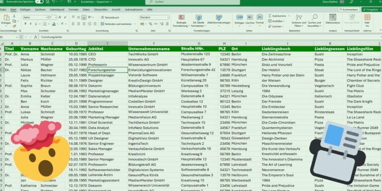 Blog 10 Excel ist keine Datenbank