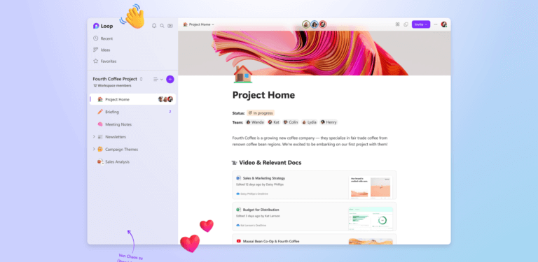 Blog 8 Screen Microsoft Loop